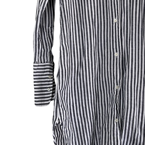 J. Crew | Like new Classic-fit beach shirt in striped linen-cotton blend size XS - Picture 7 of 15